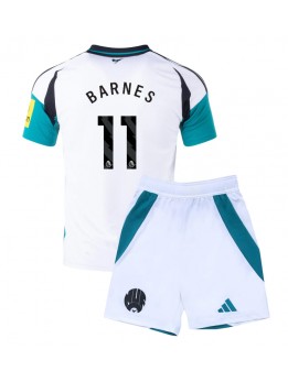 Newcastle United Harvey Barnes #11 Ausweichtrikot für Kinder 2024-25 Kurzarm (+ Kurze Hosen)